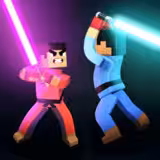 3D Block Gladiator: Sword Draw