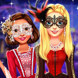 Best Friends at the Venice Carnival