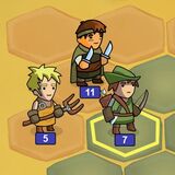 Braveland Heroes is a turn-based strategy game.