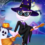 Angela Gets Ready for Halloween