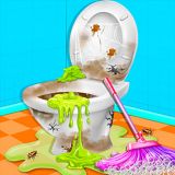 Dirty House Cleaning Game
