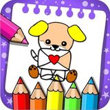 Easy Valentine Coloring Game