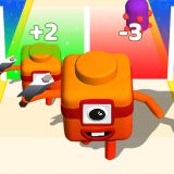 3D Merge Numbers Cube Game