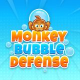 Monkey Bubble Defense Game
