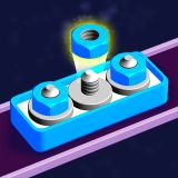 Nut Sorting Game: Nuts and Bolts