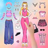 DIY Paper Doll Diary Dress-Up Game