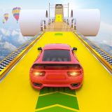 Car Driving Game on Really Impossible Tracks in the Sky
