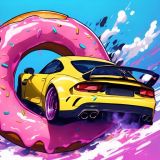 Rooftop Car Stunt Game
