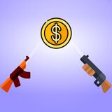 Shoot and Jump game