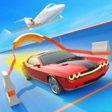 Slingshot Car Launching Game and Sports