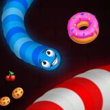 Snake vs. Worms game