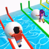 Snowball Racing Multiplayer Game