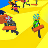 Stickman Game: Falling Boards