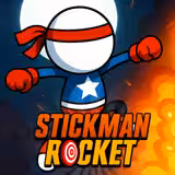 Stickman Rocket Game
