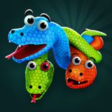 Tangled Snakes: Sorting Puzzle