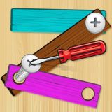 Wooden Shelf Puzzle Game